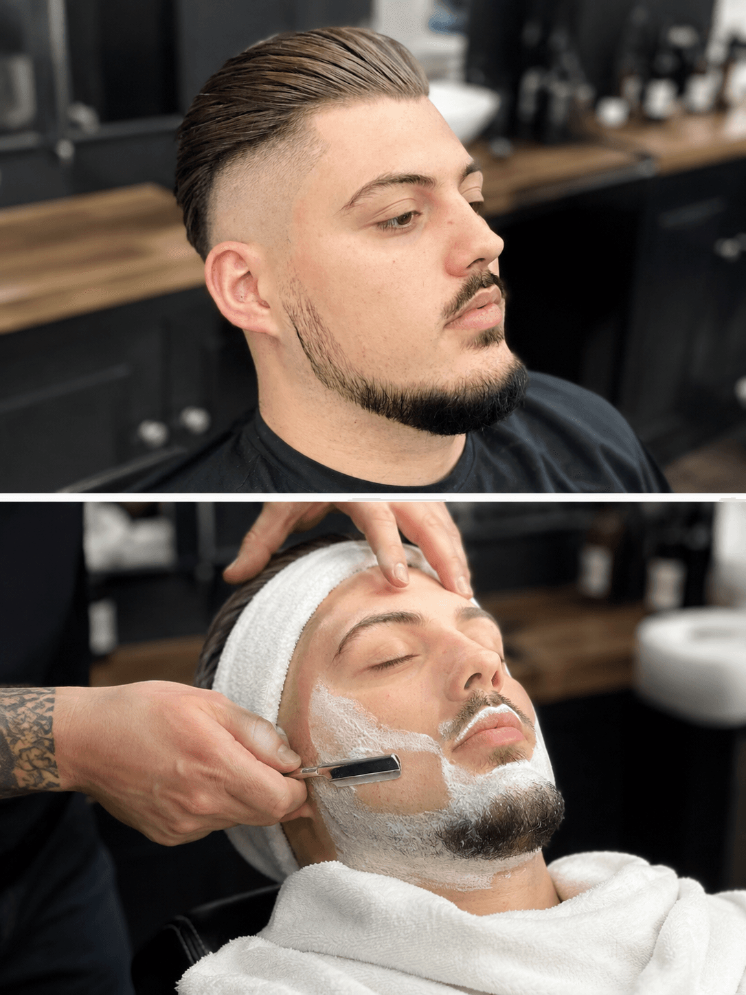 Hair Cut & Hot Towel Shave